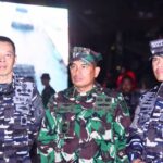 Di Monas, Dankormar Dampingi Kasal Tinjau Pasukan Upacara HUT TNI