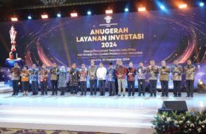 Kemhan RI Raih Terbaik Pertama Pada Penghargaan Anugerah Layanan Investasi 2024