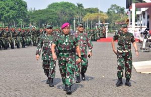 Dankormar Hadiri Penyerahan Alpalhankam Dan Peresmian YONIF Penyangga Daerah Rawan