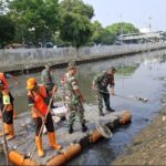 Menyemarakan HUT TNI Ke-79 Tahun 2024 Koramil 02/Sawah Besar Laksanakan Karya Bakti