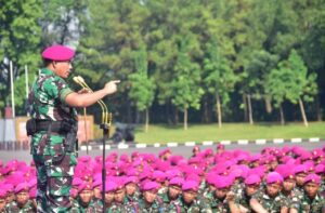 Dankormar Pimpin Apel Khusus di Sarang Petarung Cilandak