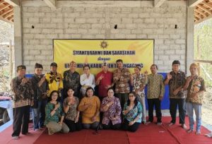 Calon Bupati Tulungagung Maryoto Bhirowo Sarasehan dengan Umat Hindu