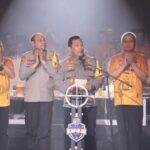 Kapolri Tutup Langsung Turnamen Bola Voli Sekaligus Resmikan Pembangunan Sumur Bor Dan Filtrasi Air Bersih Layak Minum