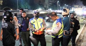 Polrestro Jakpus Gencarkan Patroli Malam Hari, Cegah Balap Liar dan Tawuran Antar Remaja
