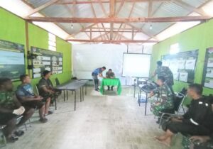 Dandim 1805/Raja Ampat Berikan Arahan Dan Motivasi Anggota Satgas TMMD Ke-122 Kodim 1805/Raja Ampat