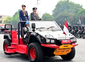 Presiden Jokowi Hadiri Apel Kesiapan Pengamanan Pelantikan Presiden dan Wakil Presiden 2024