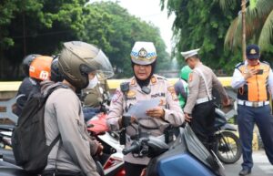 Polisi Tindak 24 Pelanggar di Tiga Titik Operasi Zebra di Jakpus