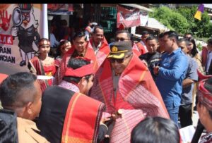 Launching Huta Pengawasan Partisipatif, Kapolres Toba : Mari Kita Wujudkan Pemilukada Yang Aman Dan Damai
