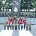 Korps Marinir Sambut Mahasiswa Unhan RI Di Sarang Petarung Marinir Cilandak