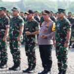 Danrem 052/Wkr, Mengikuti Apel Gelar Pasukan Operasi PAM VVIP Pelantikan Presiden dan Wakil Presiden