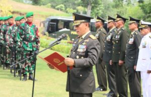 Danrem 051/Wkt Pimpin Upacara Pemakaman Almarhum Brigjen TNI Hari Ismaliya di Taman Sandiego Hills