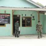 Jelang Peresmian Hunian Baru Hasil Renovasi Satgas TMMD Ke-122, Personil Kodim 0507/Bekasi Siapkan Lokasi Acara