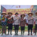 Dukung Ketahanan Pangan Nasional, Kakorbinmas Baharkam Polri Semai Padi di Kulonprogo