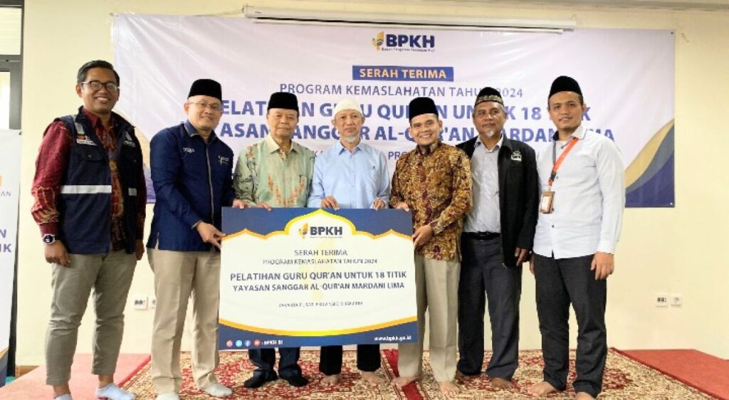 BPKH Salurkan Bantuan Untuk 1.800 Pelatihan Guru Qur’an di Yayasan Sanggar Al-Wur’an Mardani Lima Melalui Rumah Zakat
