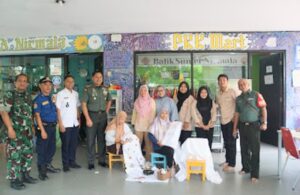Kunjungan Dandim 0502/JU dan Lurah Sunter Jaya ke RPTRA Nirmala