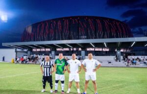 Letkol Inf Dony Gredinand Gelar Pertandingan Persahabatan Bersama Forkopimko di Lapangan JIS