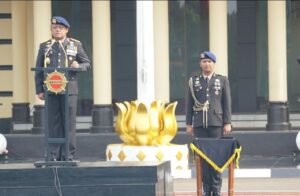 Korbrimob Polri Gelar Upacara Peringatan Hari Pahlawan Nasional
