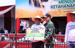 Panglima TNI dan Kapolri Hadiri Peluncuran Gugus Tugas Ketahanan Pangan Polri di Jawa Timur