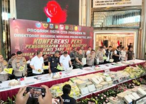 Polda Metro Jaya Ungkap Sabu 389 Kilogram dari Jaringan Afghanistan
