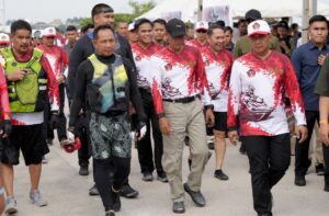 Danrem 052/Wkr, Dampingi Panglima TNI Dalam Kejuaraan Balap Jetski Tahun 2024