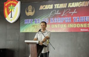 Dandim 0507/Bekasi Hadiri Acara Temu Kangen dalam Rangka HUT ke-53 Korpri