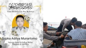 Anggota Polsek Pagerageung Rela Berkorban Selamatkan Wisatawan di Pantai Pangandaran