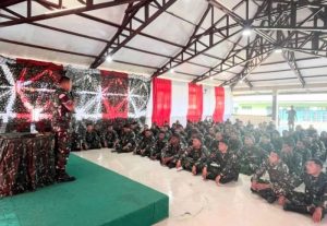 Bentuk Sikap Prajurit Yang Berdisiplin, Dandim 1710/Mimika Beri Pengarahan Kepada Segenap Prajurit dan PNS Kodim