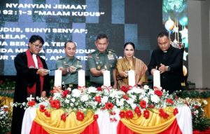 Kasad Rayakan Natal Bersama dan Tinjau Renovasi Panti Asuhan Bait Allah di Medan