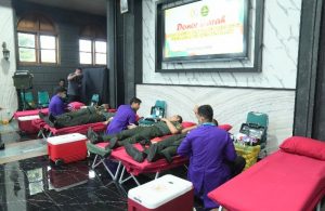 Peduli Sesama, Dispenad Gelar Donor Darah HUT ke-74 Penerangan TNI AD
