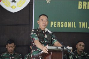 Kunjungan di Makodim 0507/Bekasi, Danrem 051/Wkt Berikan Pesan Siapkan Masa Pensiun