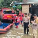 Polisi Lakukan Monitoring Genangan dan Banjir di Cakung