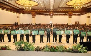 Korem 052 Tangerang – Korem 052/Wijayakrama Terima Penghargaan WBK Pada Rapim TNI AD 2025