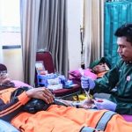 Dandim 0502 Jakarta Utara Gelar Donor Darah Bersama Persit Kartika Chandra Kirana Dalam Rangka HUT Ke-79