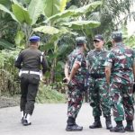 Kasdim 0507/Bekasi Monitoring dan Pengamanan Kunjungan Wapres RI di SMPN 30 Jatiasih