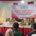 Ngopi Kamtibmas Bersama Wakapolda Metro Jaya di Johar Baru Bahas Tawuran, Narkoba Hingga Lingkungan