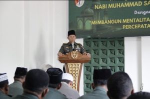 Pertebal Keimanan dan Ketaqwaan, Kodim 0507/Bekasi Peringati Isra Mi’raj Nabi Muhammad SAW 1446 H/2025 M