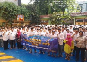 Satlantas Polres Metro Jakarta Pusat Gelar Sosialisasi Operasi Keselamatan 2025 di SMAN 25