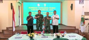 Rapat Anggota Tahunan (RAT) ke-51 Koperasi Konsumen Primer Kartika Permana Jaya Kodim 0502/JU