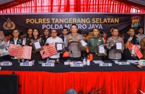 Polres Tangsel Berhasil Ungkap Lima Kluster Kejahatan Jalanan dan Kasus Narkotika Jelang Ramadhan 1446 H