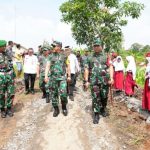 Danpusterad Wasev TMMD Ke – 123 Di Satuan Jajaran Korem 052/ Wijayakrama