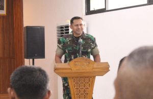 Penyuluhan Bintal Kepada Prajurit, PNS dan Persit KCK Cabang XIX Kodim 0505/JT