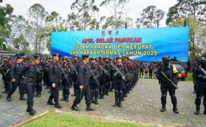 Jelang Hari Raya Idul Fitri 1446 H, Danpas Pelopor Korbrimob Polri Cek Kesiapan Pasukannya