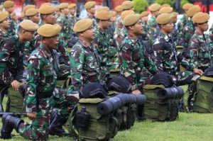 Batalyon Arhanud 6/BAY Gelar Apel Kesiapsiagaan untuk Pengamanan Bulan Suci Ramadhan 1446 H