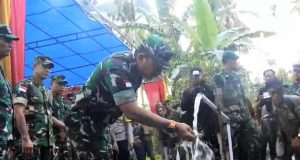Pangdam XV/Pattimura Tinjau Lokasi TMMD ke-123 Kodim 1510/Sula