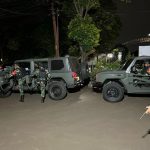 Wujudkan Kamtibmas Aman, Danramil 03/Pasar Rebo, Ciracas Pimpin Patroli