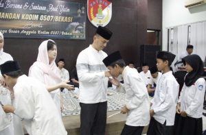 Dandim 0507/Bekasi Gelar Buka Puasa Bersama dan Santunan Yatim “TNI Harus Bisa Memberikan yang Terbaik bagi Masyarakat”
