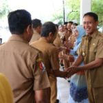 Bupati dan Wakil Bupati Bojonegoro Laksanakan Halal Bihalal Bersama Pegawai Pemkab