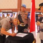 Kapolres Metro Bekasi Pimpin Sertijab Wakapolres: AKBP Saufi Salamun Serahkan Tugas kepada AKBP Apri Fajar Hermanto