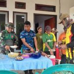 Penuh Kekeluargaan, Warga Siapkan Makan Siang Untuk Satgas TMMD Ke-124 Kodim 1501/Ternate