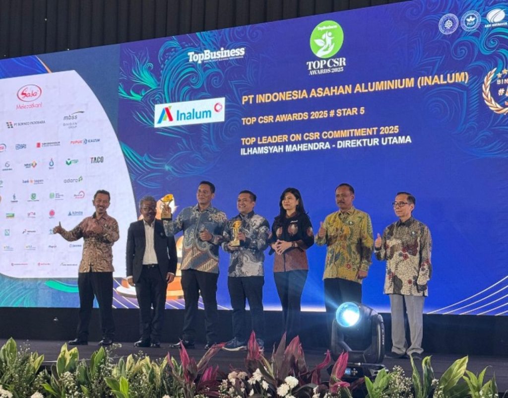 INALUM Kembali Raih Dua Penghargaan Bergengsi di Ajang TOP CSR Awards 2025